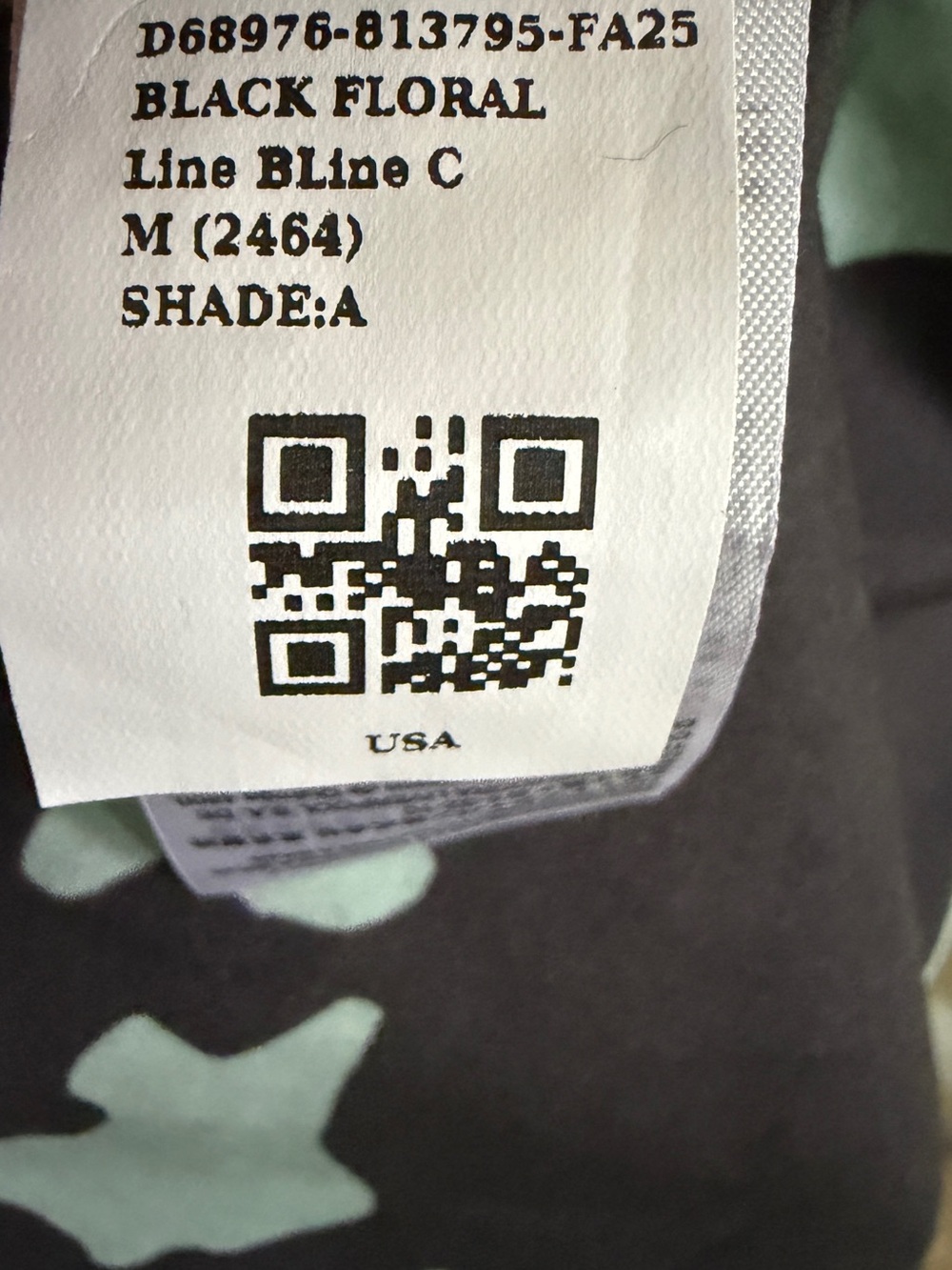 NWT | M | Pintuck Puff Sleeve Top | Abstract Mint/Black |Banana Republic Factory - Picture 11 of 16